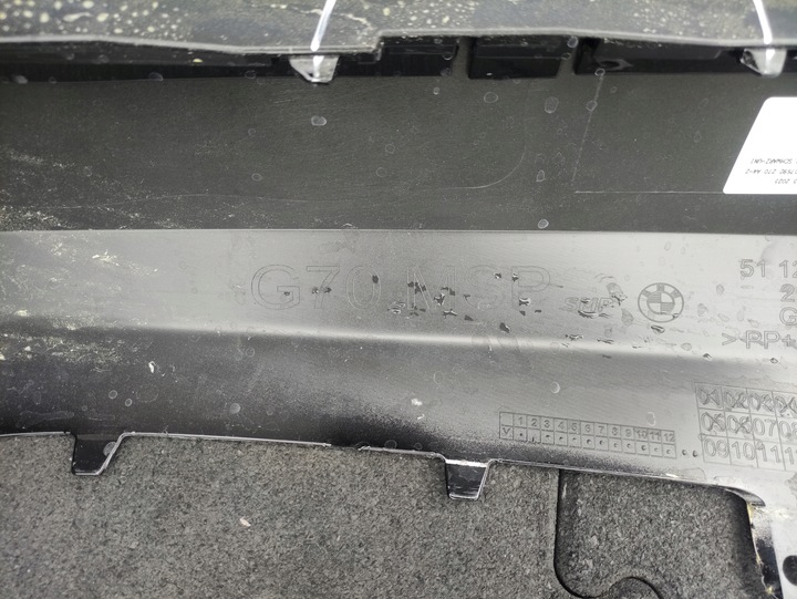 фото №7, Бампер зад pdc m набір bmw 7 g70 колір 475 usa