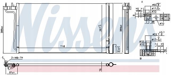 фото №13, Nissens конденсатор кондиціонера ford c-max ii focus iii grand c-max