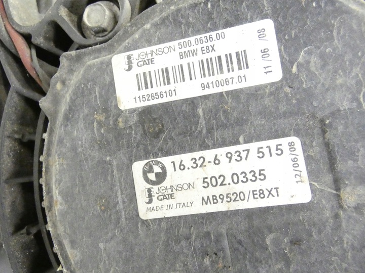 фото №6, Bmw e91 e90 2.0d n47 механическая коробка передач комплект радиатор вентилятор