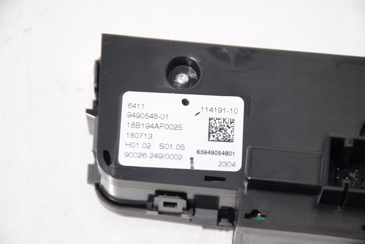 фото №11, Bmw x5 g05 x6 g06 x7 g07 панель повітропровід кондиціонера зад підігрів сидіння