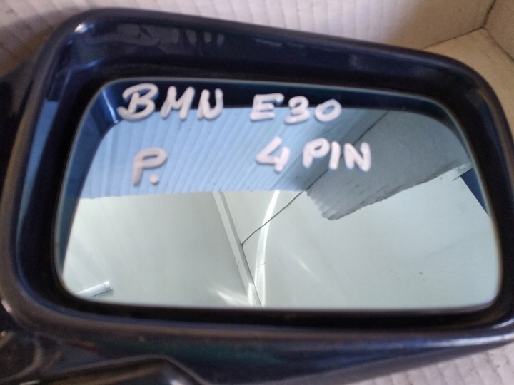 фото №9, Bmw e30 дзеркало праве 4pin сині 19045280