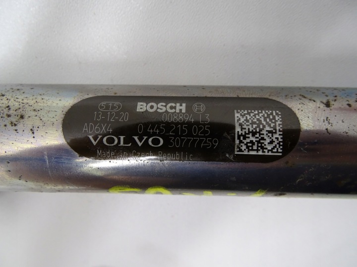 фото №12, Паливна рейка  30777759 volvo v40 ii s60 ii v60 i 2.0 дизель d5204t