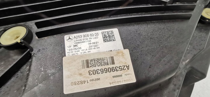фото №9, Mercedes glc w253 лампа ліва перед повний led performance a2539066303 європа