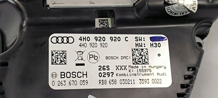 фото №6, Спидометр панель приборов 4h0920920c audi a8