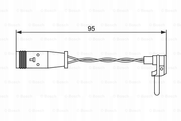 фото №14, Bosch 1 987 473 070 датчик тормозные колодки ham.przo