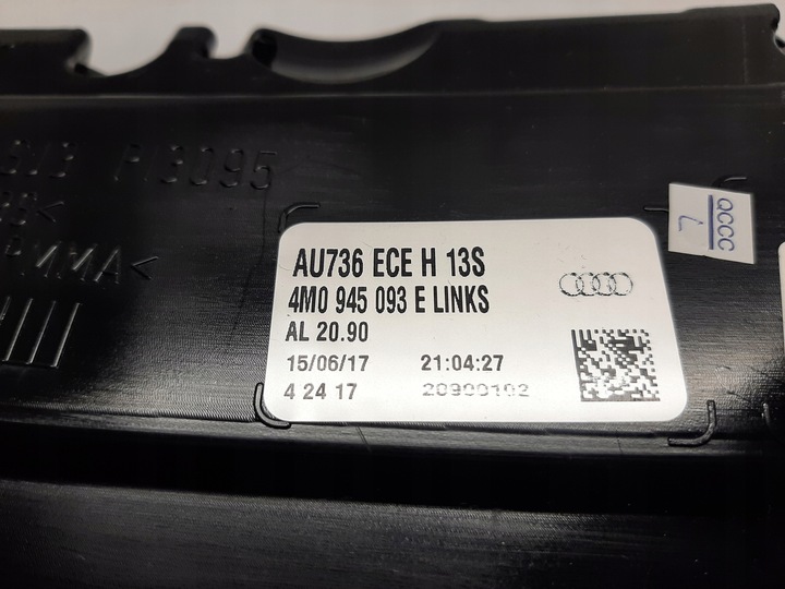 фото №16, Audi q7 sq7 лампы зад matrix 4m0945093e 4m0945094e