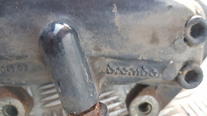 фото №10, Mercedes w220 супорт гальмівний лівий перед brembo 330 mm