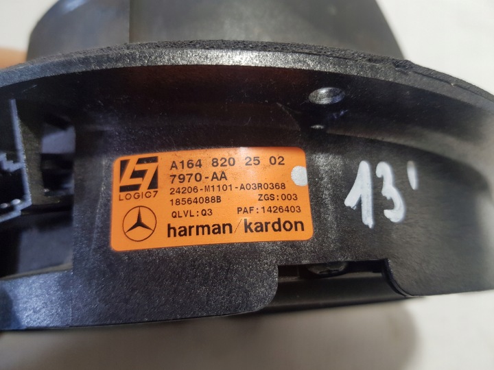 фото №8, Динамик дверь перед mercedes ml gl w164 x164 harman кардон logic 7