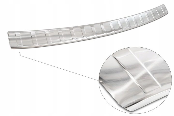 фото №1, Skoda fabia iv хэтчбек планка стальной накладка na бампер зад