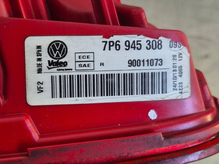 фото №12, Vw touareg ii 7p 10-18 фара задняя правая led w крышка багажника 7p6945308 org