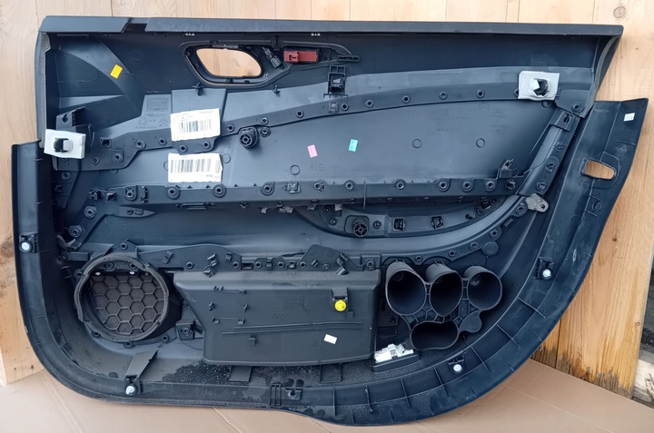 фото №14, Боковина оббивка двері лівий перед чорний матеріал hifi citroen c5 iii x7 eu