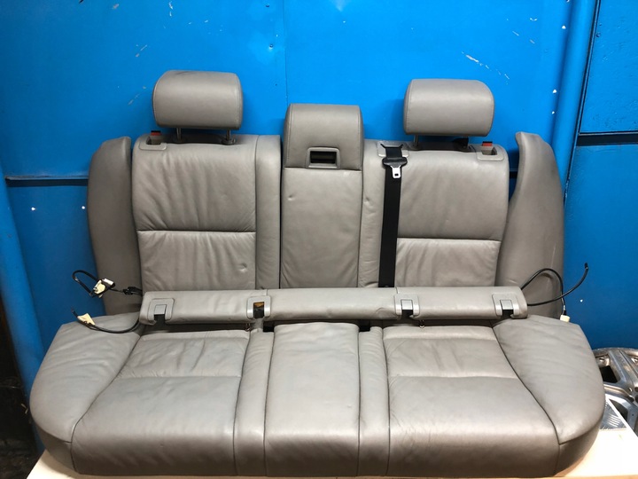 фото №1, Bmw e61 диван зад задня з підігрівом сірий шкіра