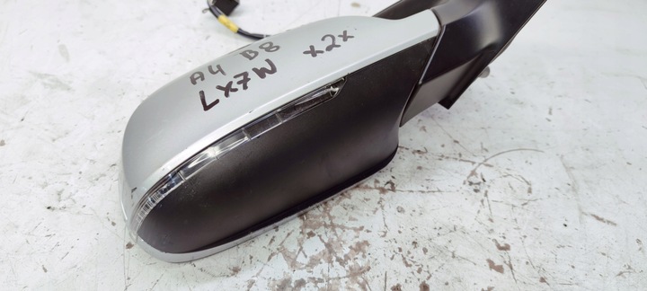 фото №8, Дзеркало праві audi a4 b8 рестайлінг lx7w 6+2 pin uk 2