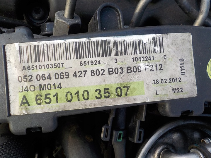 фото №13, Mercedes w212 e250 2.2 cdi 204km двигун 651924 комплектний film