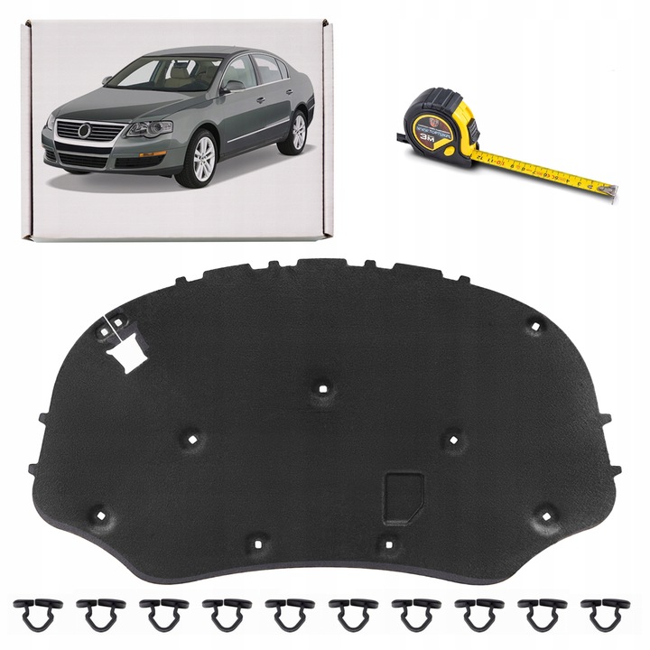 фото №1, Volkswagen passat b6 3c sedan 2005-2010 шумоізоляція капота 3c0863831b