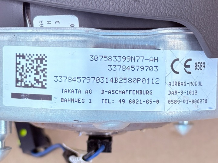 фото №15, Bmw f10 f20 f30 f80 м-пакет подушка подушка водитель 307583399n77-ah