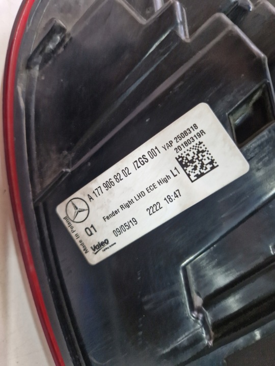 фото №9, Фара праве зад задня права led mercedes a-klasa w177 a1779068202 європа