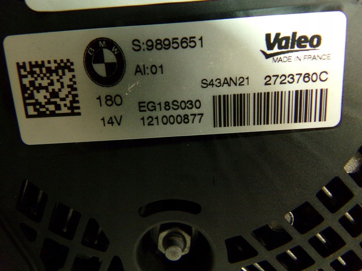 фото №7, Bmw 2 u06 x1 u11 генератор 180a / po 5.709 km