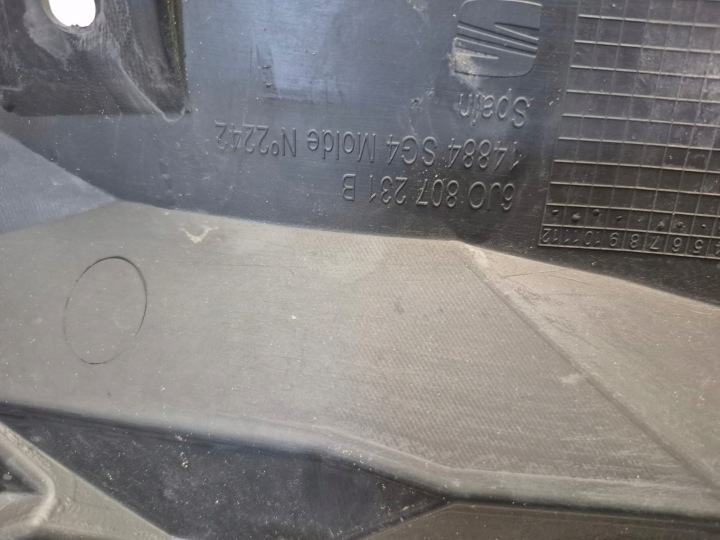 фото №14, Seat ibiza iv 4 рестайлінг 12-17 бампер перед передній spr 6j0807231d