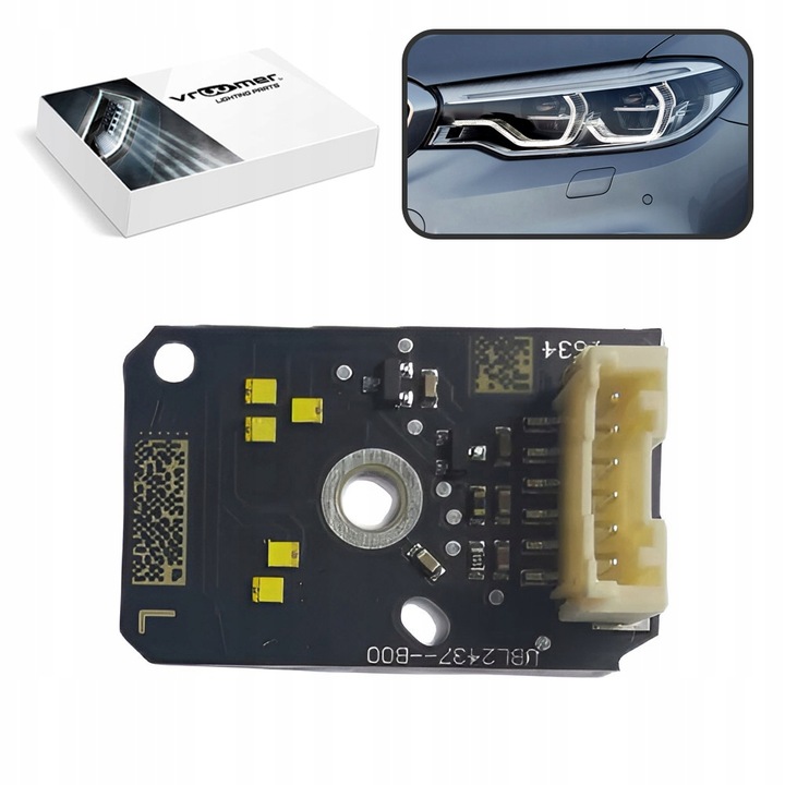 фото №1, Модуль плата drl лампы фара bmw серии 5 m5 g30 g31 f90 16-20 led левый