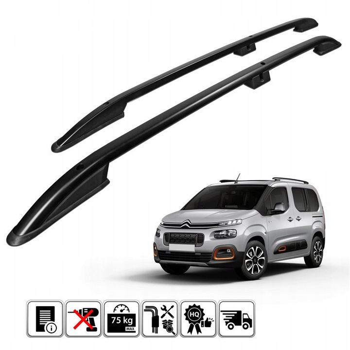 фото №1, Рейлинги крышные do citroen berlingo длинный l2 +2018