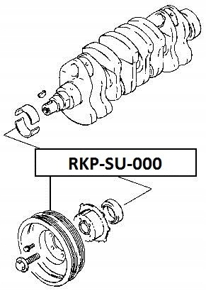 фото №9, Колесо ременное вала vitara grand vitara 12610-61g00