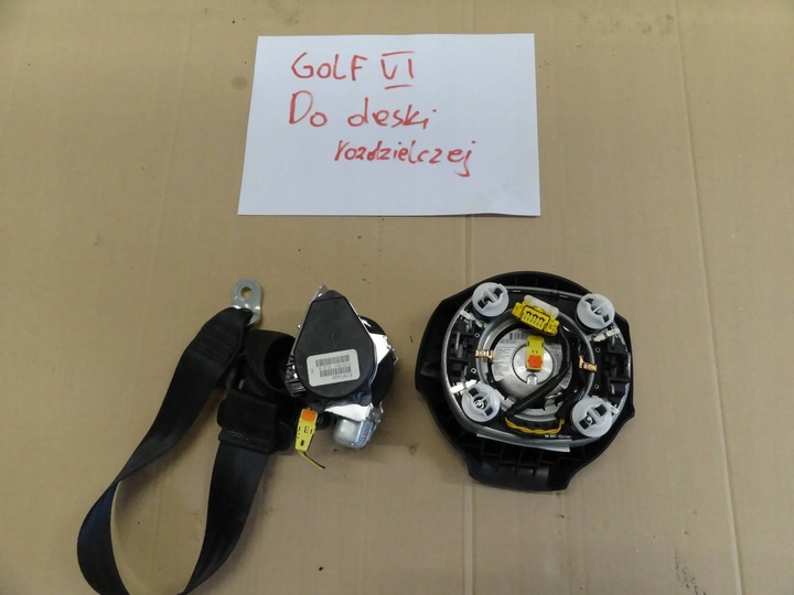 фото №10, Vw golf vi 2010 панель роздавальна консоль подушки подушка безпеки pas перед