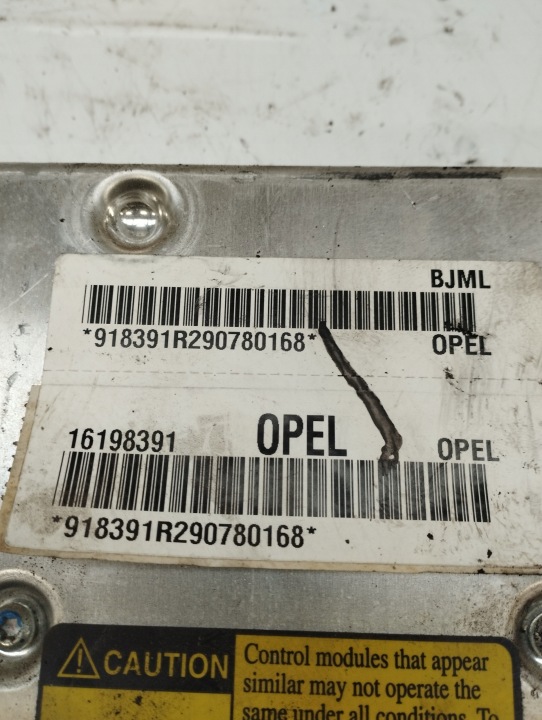 фото №9, Opel sintra блок управления двигателем (эбу, мозги двигателя, контроллер двигателя) 16198391