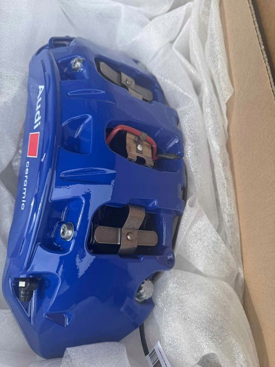 фото №14, Audi rs4 rs5 суппорт зажимы перед ceramika тормозные колодки 8w0615107al 8w0615108al