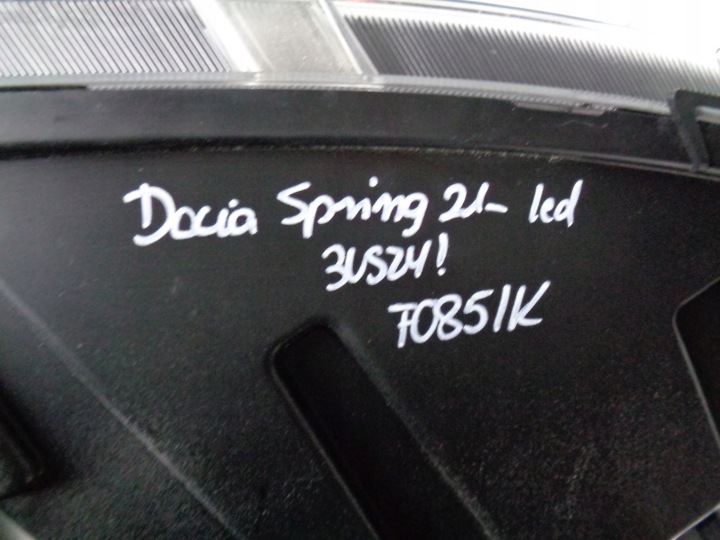 фото №8, Фара левая поворотник dacia spring 21- led
