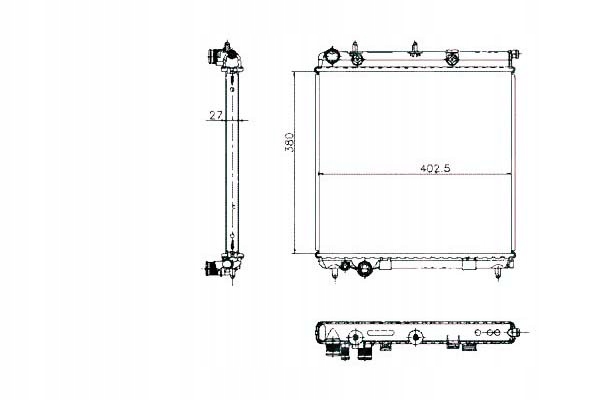фото №13, Радіаторів води citroen c3 02- 50447 nrf