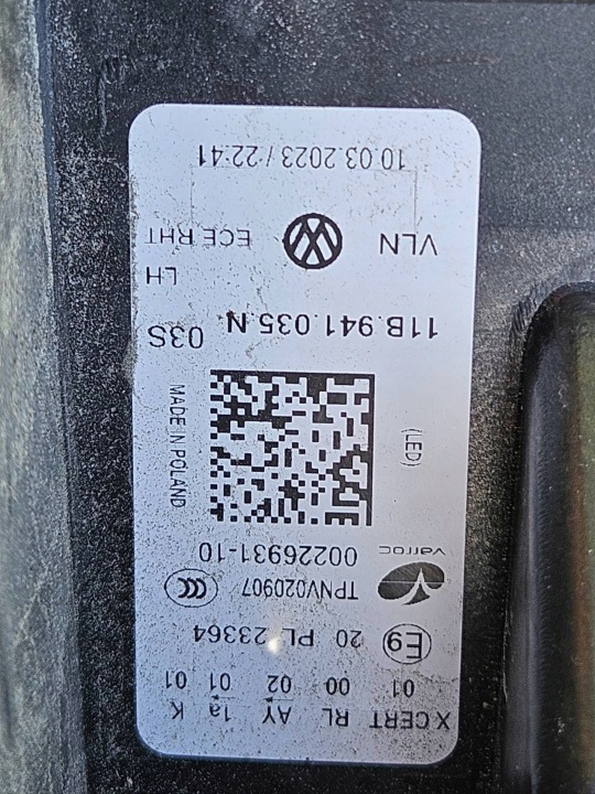 фото №11, Volkswagen id.4 перед сторона левая фара 11b941035n