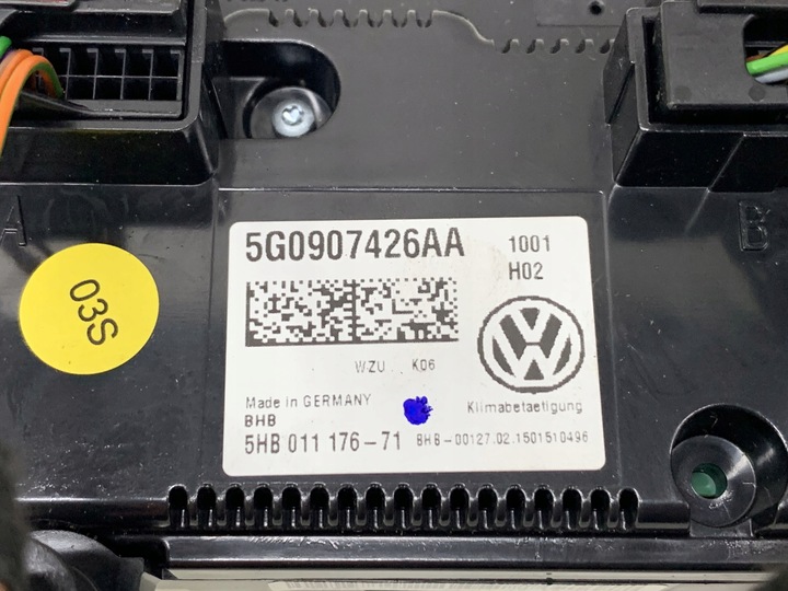 фото №12, Vw golf vii passat b8 панель кондиціонера