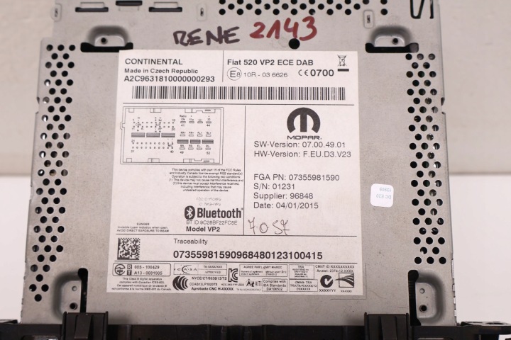 фото №8, Jeep renegade магнитола экран магнитола '07355981590