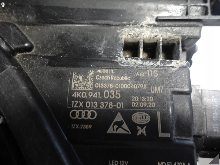 фото №10, Audi a6 s6 c8 4k0 18- фара matrix полный led левая перед европа 035 красивая
