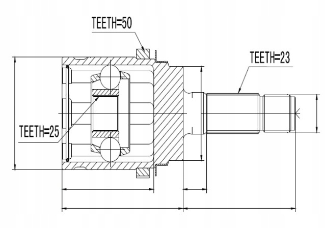 фото №2, Npz-hd-048 nty шарнир внешний honda cr-v rd1/2 97-01, odyssey 94-02, sh