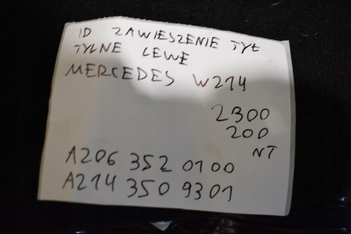 фото №7, Ідеальні підвішування зад задні ліве mercedes w214 1