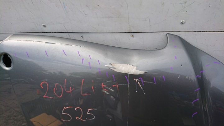 фото №7, Mercedes c клас 204 рестайлінг 11- капот кришка двигун