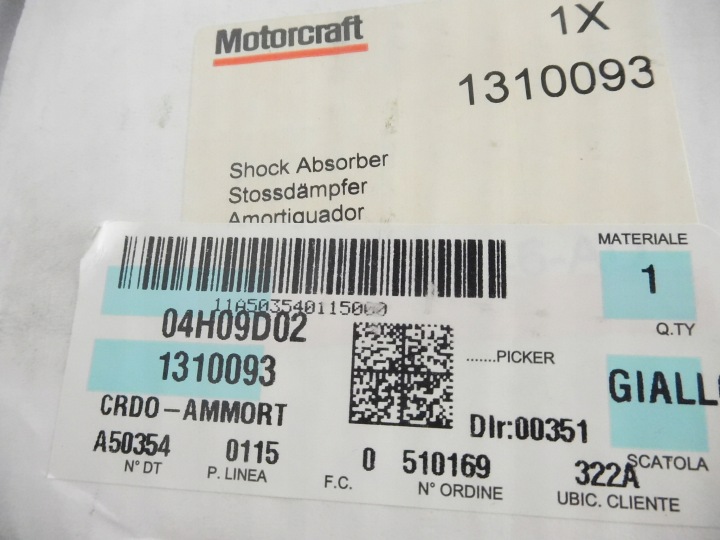 фото №15, Амортизатор перед ford fiesta v oem номер 1310093