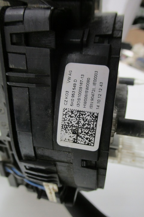 фото №7, Vw golf vi+ 12r колонка замок запалювання перемикачі kpl