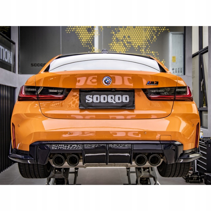 фото №8, Карбоновый диффузор спойлер зад bmw g80 g81 g82 g83 компетиция стиль