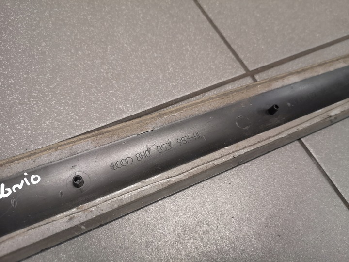 фото №10, Планка крыльев левая audi a4 b6 cabrio 8h0853983