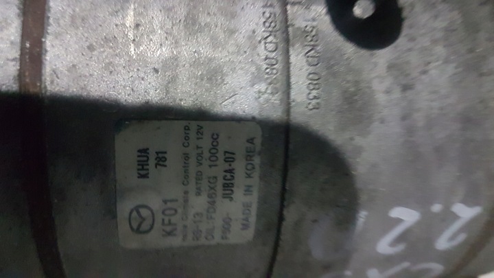фото №6, Компресор кондиціонера kompreseor mazda 3 6 cx5 cx3 kf01 f500-jubca-05
