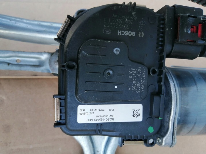 фото №8, Citroen ds7 peugeot 3008 ii 5008 ii механізм двірник 9824762480