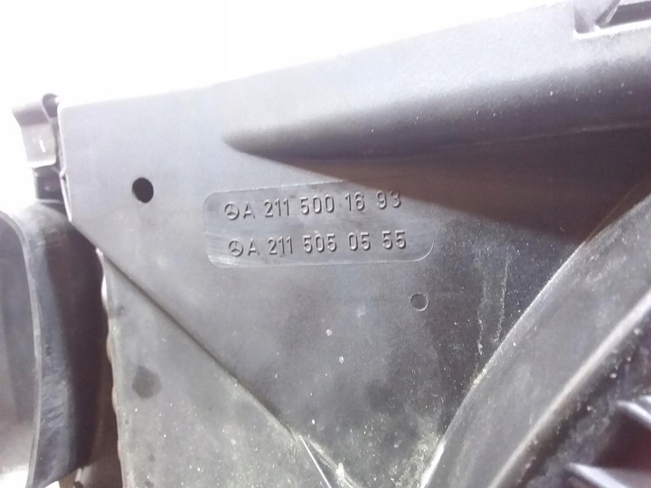 фото №5, Mercedes e w211 3.5 b комплект радіатор вентилятор