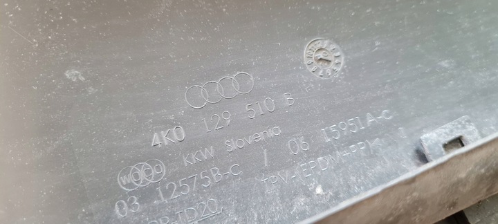 фото №13, A6 c8 4k воздуховод впуск руль воздуха 2.0 tdi 4k0129520c 4k0129510b