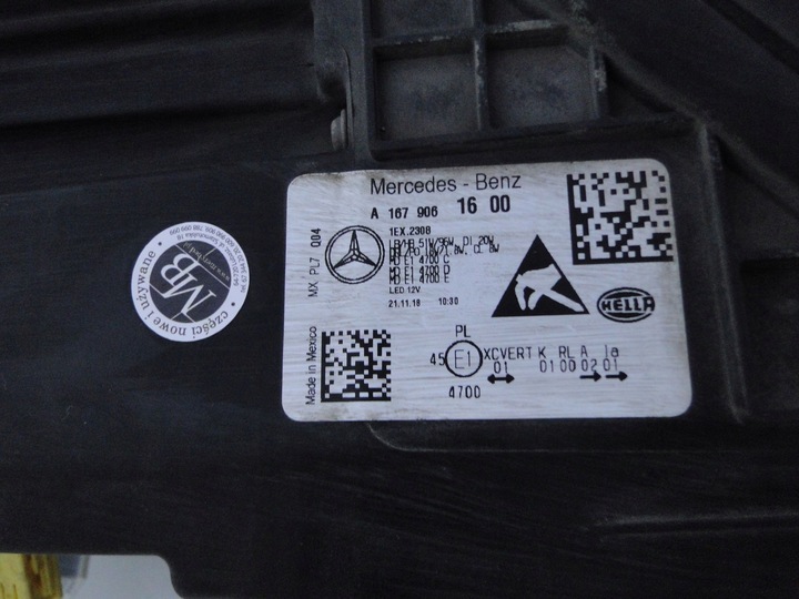 фото №12, Mercedes gle 167 купе лампа левая multibeam led