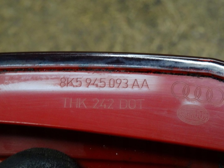 фото №11, Audi a4 b8 8k sedan рестайлинг 12-15 фара левая зад задняя 8k5945093aa
