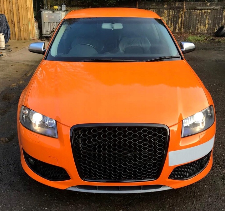 фото №9, Решётка радиатора решётка audi a3 8p 05-08 rs вид чёрный блеск чёрный сота сота