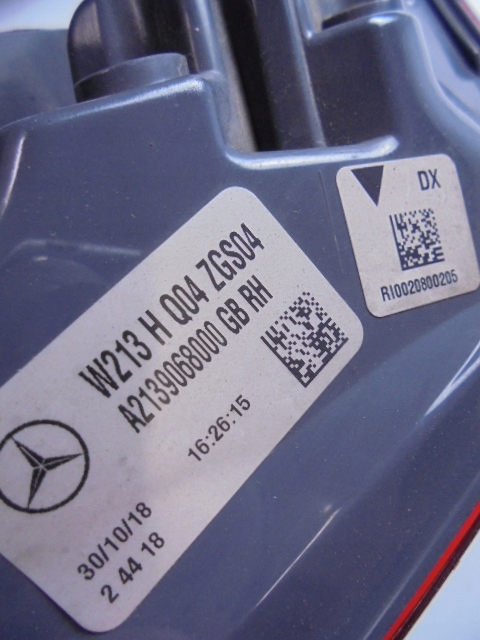 фото №8, Лампа правый зад mercedes e-klasa w213 2.0 дизель 2017 год